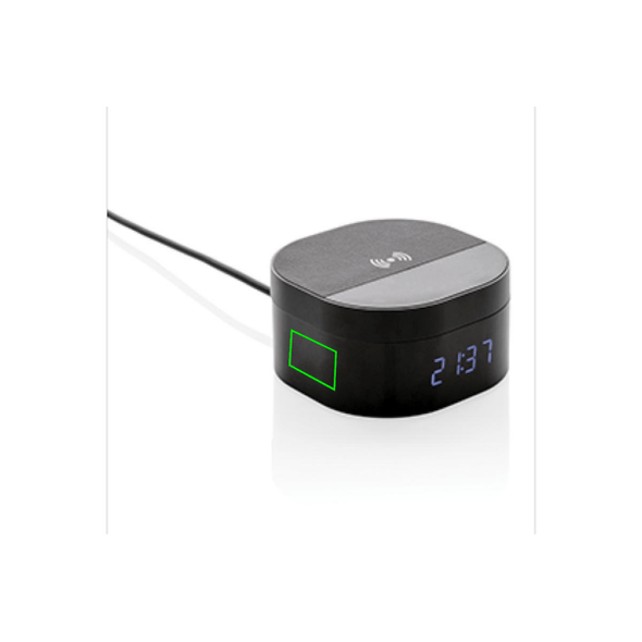 Digitální hodiny Aria 5W s bezdrátovým nabíjením